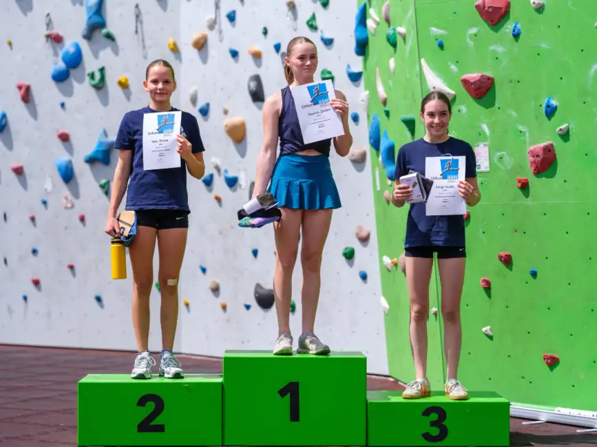 Sophie Jordan auf Platz 1 in der U15 der Frauen