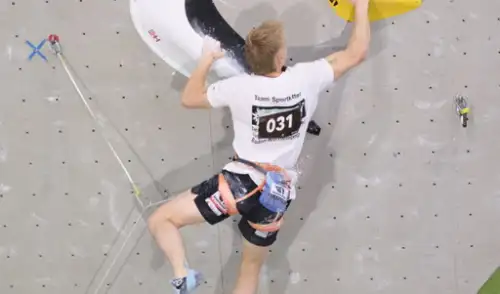 Artikelbild zu Artikel Yannick Nagel erneut Deutscher Meister im Lead Klettern