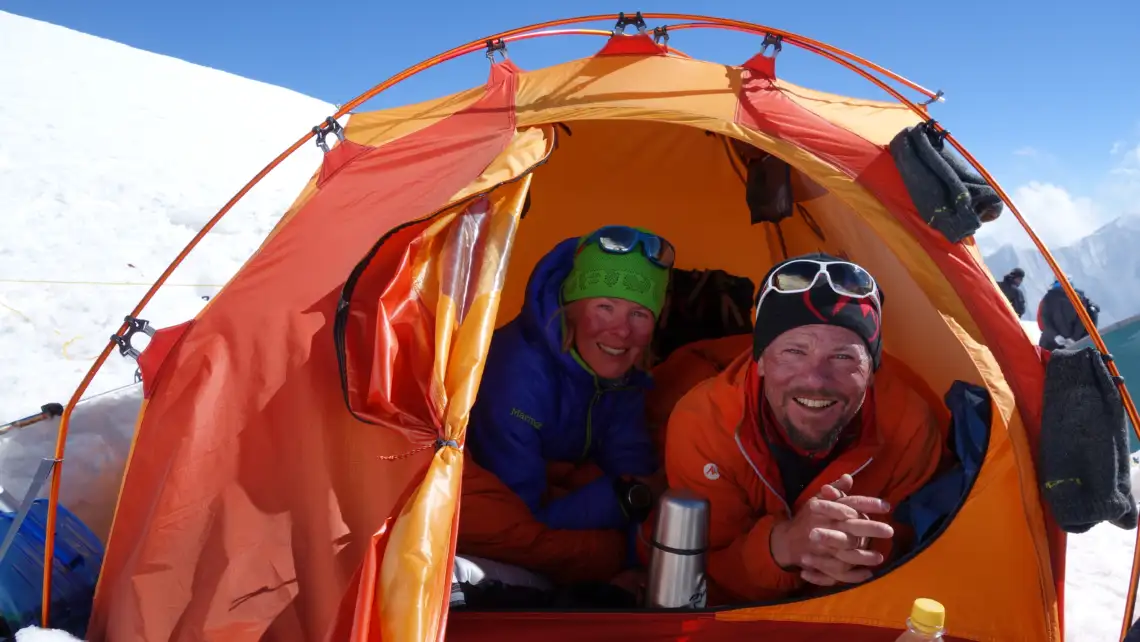 Alix und Luis am Makalu 2014